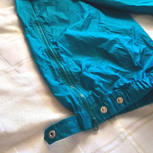 VNTG Columbia Teal Sportswear Windbreaker Pants - Picture 9 of 13
